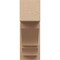 Ekena Millwork 8-in W x 20-in D x 20-in H Balboa Block Rough Cedar Woodgrain TimberThane Outlooker, Primed Tan OUTUR080X20X20BOA44RCPR - alternate 4